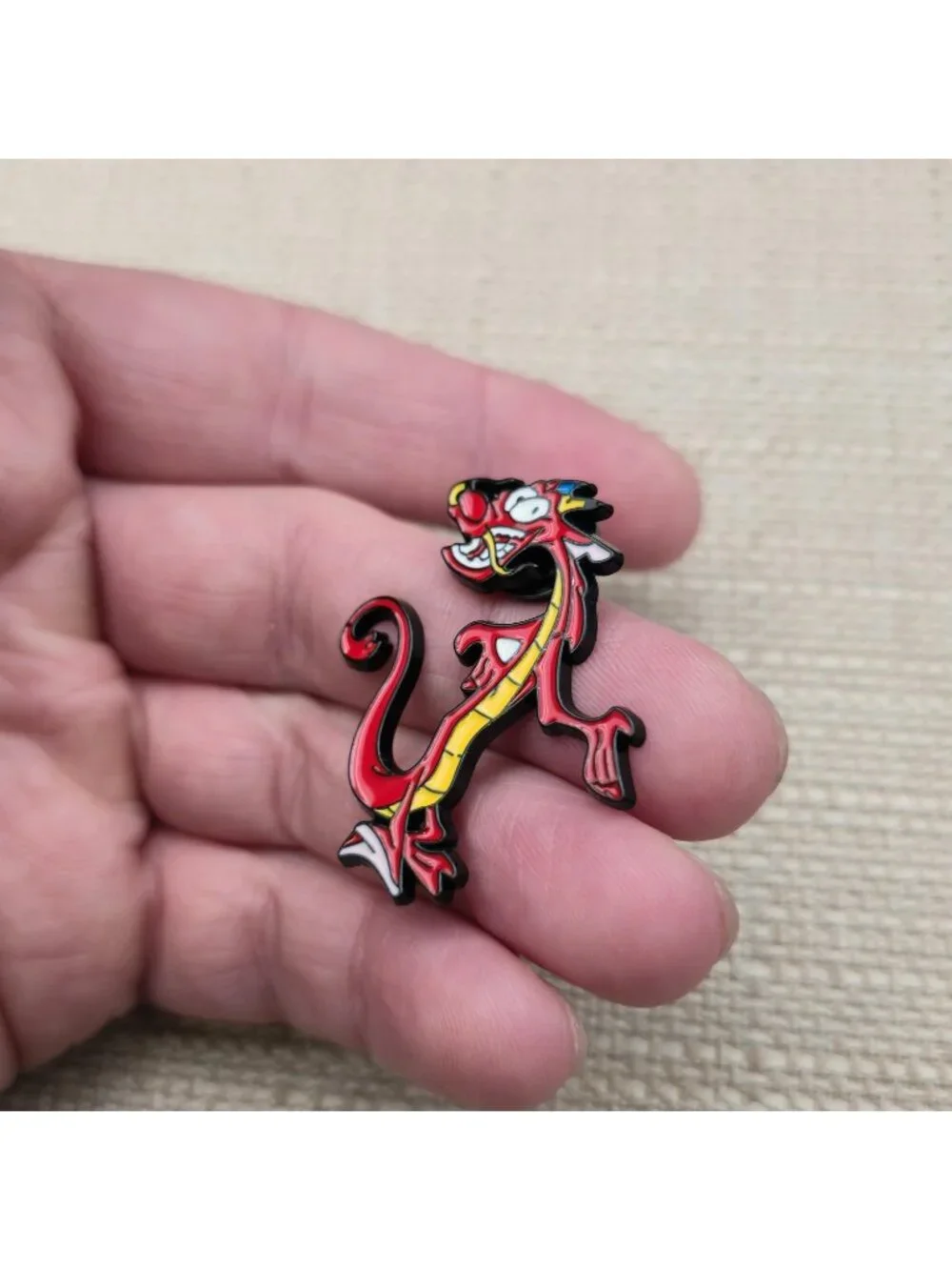 Disney Mulan Mushu Dragon Enamel Lapel Pin A8067